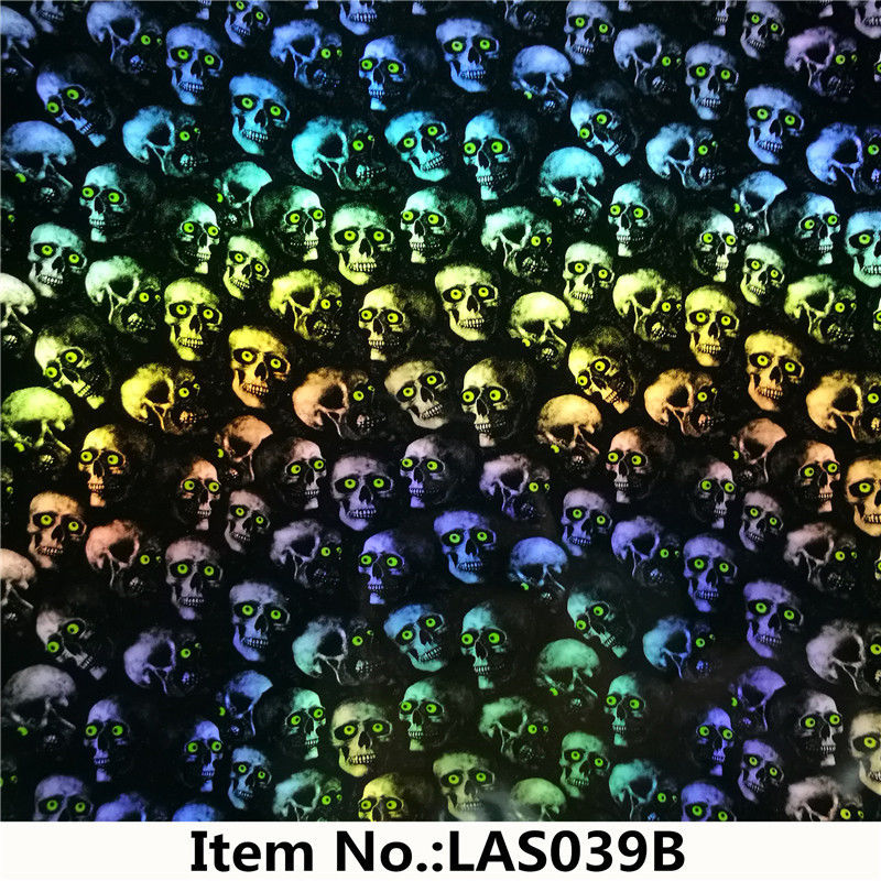 35um Skull Pattern Hologram Transfer Film For X Box